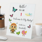 Garden Party Children Celebration Sockelschild (In Situ)