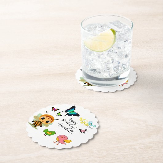 Garden Party Children Celebration Untersetzer (Vor Ort)