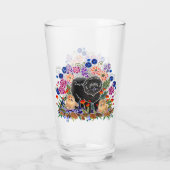 GARDEN PARTY Chow 16 oz Glasdesign vorne & hinten Glas (Rückseite)