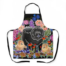 GARDEN PARTY Chow All-over Print Schürze