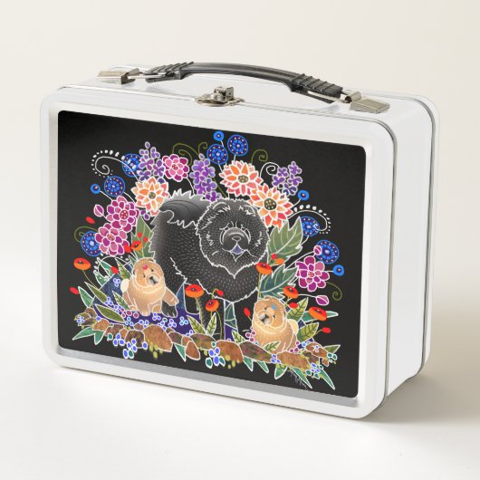 GARDEN PARTY Chow Metal Lunchbox (Vorderseite)