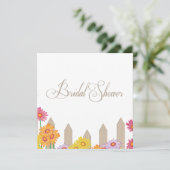 Garden Party Collection Brautparty Einladung (Stehend Vorderseite)