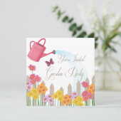 Garden Party Collection Party Einladung (Stehend Vorderseite)