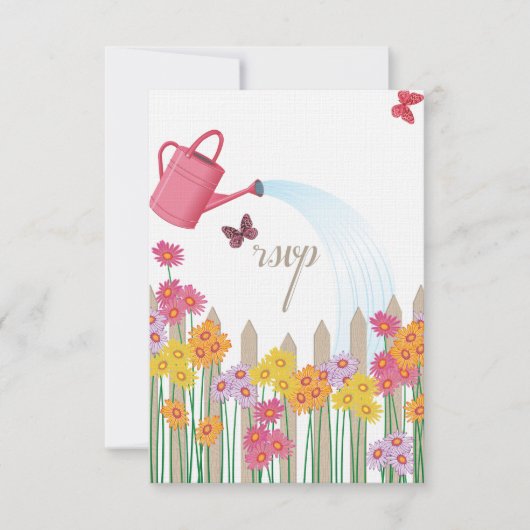 Garden Party Collection UAWG RSVP Karte (Vorderseite)