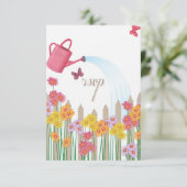 Garden Party Collection UAWG RSVP Karte (Stehend Vorderseite)
