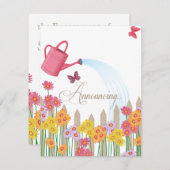 Garden Party Collection Verlobung Ankündigung (Vorne/Hinten)