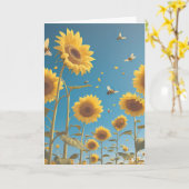 Garden Party Delight Karte (Gelbe Blume)