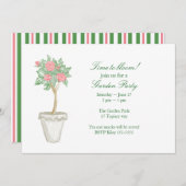 Garden Party Einladung (Vorne/Hinten)