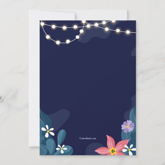 Garden Party Einladung (Rückseite)