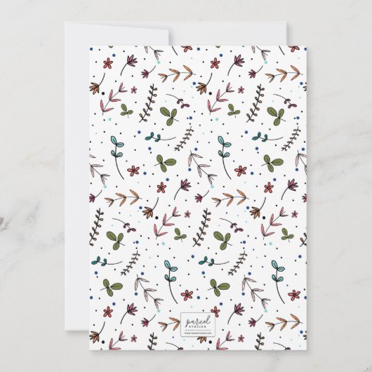 Garden Party Einladung (Rückseite)