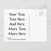 Garden Party Einladung Postkarten (Rückseite)