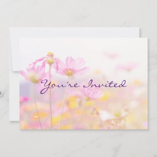 Garden Party Geburtstag Einladung Blume (Vorderseite)