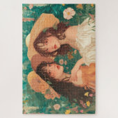 Garden Party Girls Jigsaw Puzzle (Vertikal)