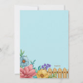 Garden Party Lights Einladung (Rückseite)