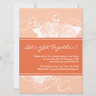 Garden Party Mandarine Florenz Einladung