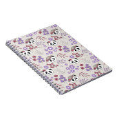 Garden Party Pandas - 1000Pandas von Amanda Roos Notizblock (Rechte Seite)