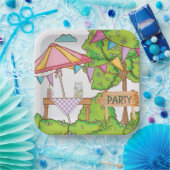 Garden Party Paper Plate Pappteller (Party)