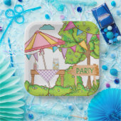Garden Party Paper Plate Pappteller (Party)