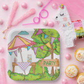 Garden Party Paper Plate Pappteller (Party)