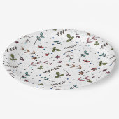 Garden Party Pappteller (Schrägansicht)