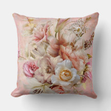 Garden Party Pink Throw Kissen