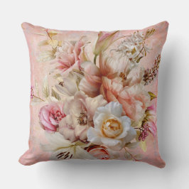 Garden Party Pink Throw Kissen