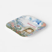 Garden Party Plate Pappteller (Gewinkelt)
