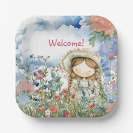 Garden Party Plate Pappteller