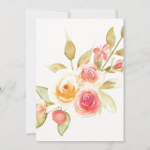 Garden Party Polterabend Einladung (Rückseite)