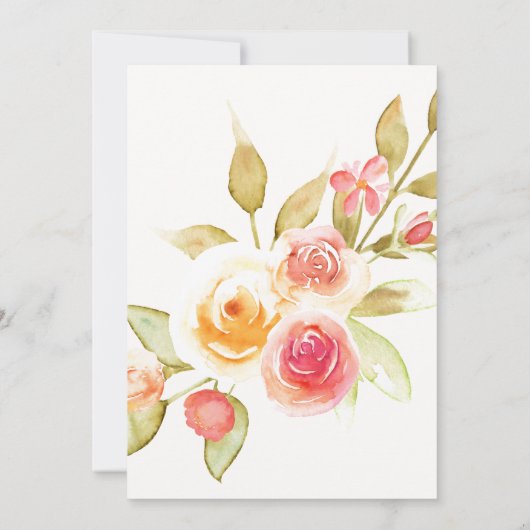 Garden Party Polterabend Einladung (Rückseite)