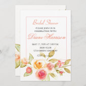 Garden Party Polterabend Einladung (Vorne/Hinten)