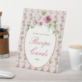 Garden Party Rezept Brautparty Sockelschild (In SItu)