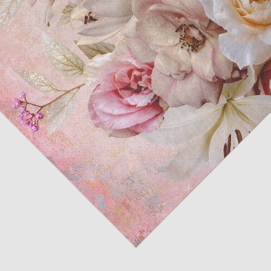 Garden Party Rosa Gewebe Papier (Ausschnitt)