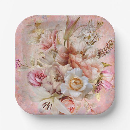 Garden Party Rosa Party Teller (Vorderseite)