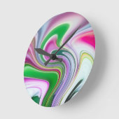 Garden Party Runde Wanduhr (Winkel)