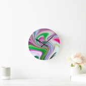 Garden Party Runde Wanduhr (Zuhause)