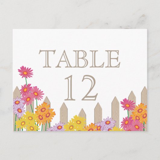 Garden-Party-Sammelkarte Postkarte (Vorderseite)