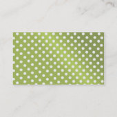 Garden Party Shoe Visitenkarte (Rückseite)