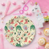 Garden Party Terrazzo Pappteller (Party)