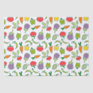 Garden Party Veggies Tissue Paper Seidenpapier