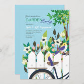 Garden Party Verlobung Einladung (Vorne/Hinten)