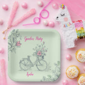 Garden Party Whimsical Floral Pappteller (Party)