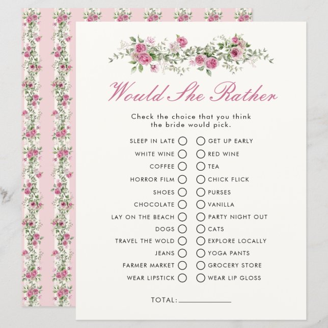 Garden Party würde sie eher Brautparty spielen (Vorne/Hinten)