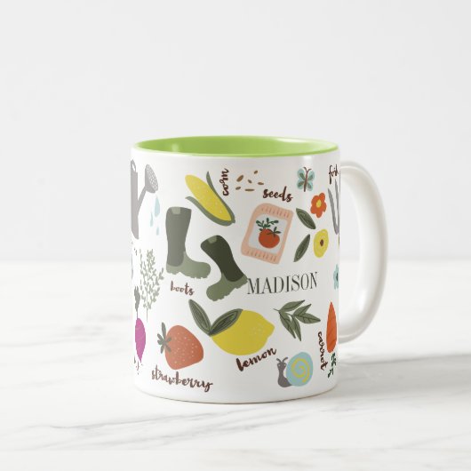 Garden Party Zweifarbige Tasse (VorderseiteRechts)