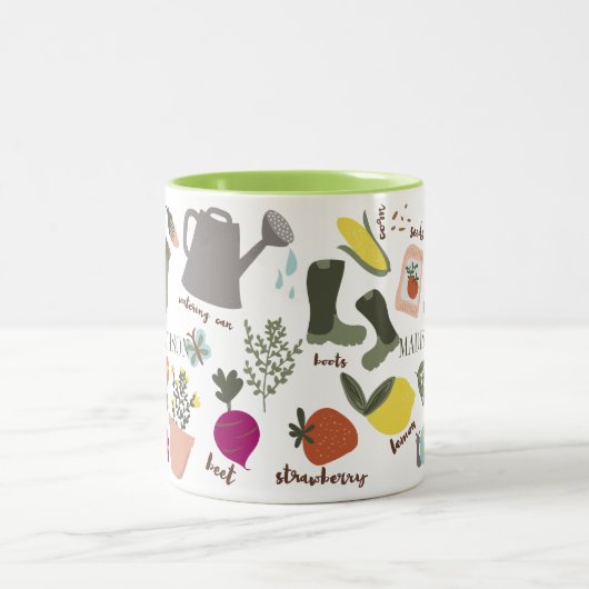 Garden Party Zweifarbige Tasse (Mittel)