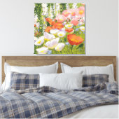 Garden Pastels Leinwanddruck (Insitu (Schlafzimmer))