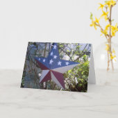 GARDEN PATRIOTIC STAR KARTE (Gelbe Blume)