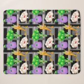Garden Pattern 2 Sherpa Blanket Sherpadecke (Vorderseite (Horizontal))