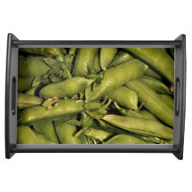 Garden Pea Pod Serviertablett