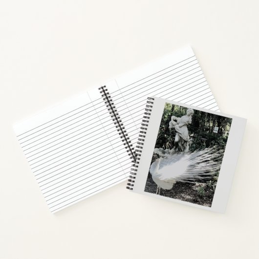 Garden Peacock Spiral Notebook Notizblock (Innenseite)